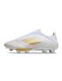 adidas F50+ League Laceless FG Day Spark - Footwear White/Gold Metallic/Footwear White