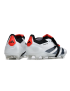 Adidas Predator Elite Fold-over Tongue FG - White Grey Solar Red