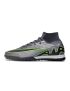 Nike Air Zoom Mercurial Superfly IX Elite TF Silver Grey Black Green