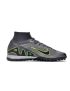 Nike Air Zoom Mercurial Superfly IX Elite TF Silver Grey Black Green