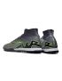 Nike Air Zoom Mercurial Superfly IX Elite TF Silver Grey Black Green