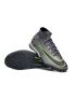 Nike Air Zoom Mercurial Superfly IX Elite TF Silver Grey Black Green