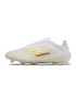 adidas F50 Elite Laceless FG Day Spark - Footwear White/Gold Metallic/Footwear White