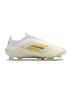 adidas F50 Elite Laceless FG Day Spark - Footwear White/Gold Metallic/Footwear White